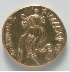 Octodrachm of Arsinoe II (reverse), 370-316 BC. Creator: Unknown