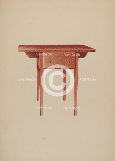 Occasional Table, 1937. Creator: Albert Ryder.
