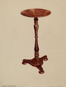 Occasional Table, c. 1936. Creators: McCarthy, Donald Donovan