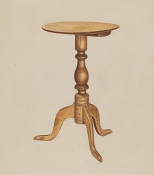 Occasional Table, c. 1938. Creator: Michael Riccitelli