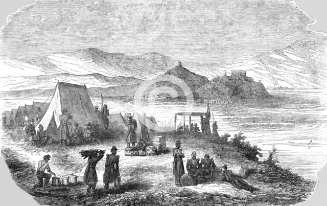 'Occupation of the Piraeus by the French Troops', 1854. Creator: Unknown.