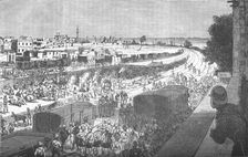 Occupation of Zagazig, after the Battle of Tel-El-Kebir c1882