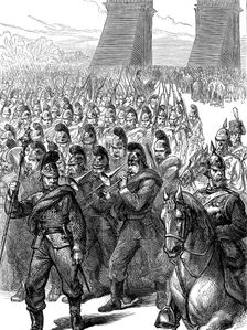 Occupation of Paris by the Germans after the Franco-Prussian War, 1871 (c1880)
