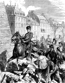 Occupation of Paris by the Germans after the Franco-Prussian War, February 1871 (c1880)