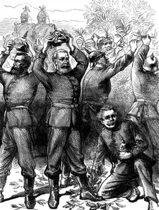 Occupation of Paris by the Germans after the Franco-Prussian War, March 1871 (c1880)
