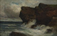Ocean Cliffs, 1881. Creator: Edward Mitchell Bannister