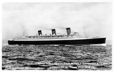 Ocean liner RMS Queen Mary 20th century
