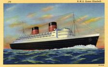 Ocean liner RMS Queen Elizabeth 1940