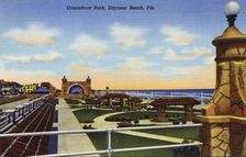 Oceanfront Park, Daytona Beach, Florida, USA, 1940