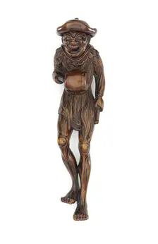 Oceanian Drummer, 18th century. Creator: Unknown