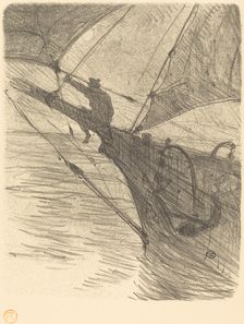 Oceano Nox, 1895. Creator: Henri de Toulouse-Lautrec