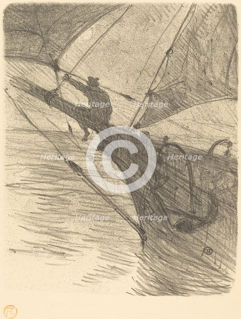 Oceano Nox, 1895. Creator: Henri de Toulouse-Lautrec.