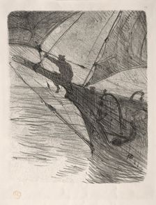 Oceano Nox, 1895. Creator: Henri de Toulouse-Lautrec (French, 1864-1901)