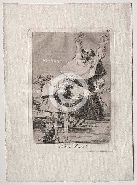 Ochenta Caprichos: It is Time, 1793-1798. Creator: Francisco de Goya (Spanish, 1746-1828).