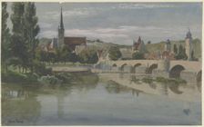 Ochsenfurt am Main, c1870-1900. Creator: Albert Lang