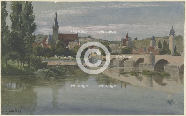 Ochsenfurt am Main, c1870-1900. Creator: Albert Lang.