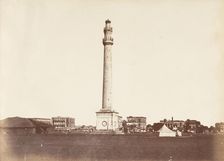 [Ochterlony Monument, Calcutta], 1850s. Creator: Captain R. B. Hill