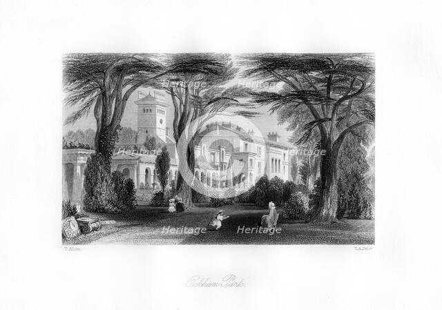 Ockham Park, Surrey, 19th century.Artist: TA Prior