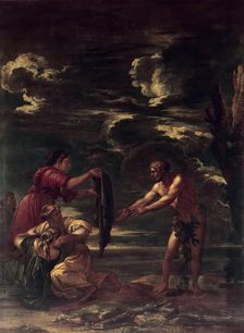 Odysseus and Nausicaa (Ulysses and Nausicaa), 1663. Creator: Salvator Rosa