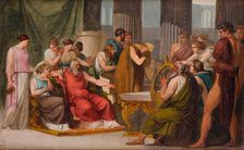 Odysseus at the Court of Alcinous, 1814-1815. Creator: Hayez, Francesco (1791-1882)