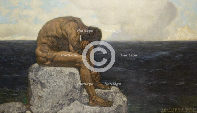 Odysseus (Longing for home), before 1924. Creator: Rothaug, Alexander (1870-1946).