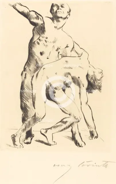 Odysseus und die Freier (Odysseus and the Suitor), 1914. Creator: Lovis Corinth.