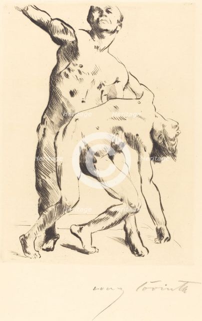 Odysseus und die Freier (Odysseus and the Suitor), 1914. Creator: Lovis Corinth.