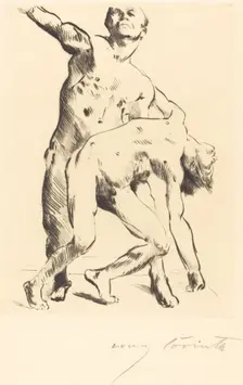 Odysseus und die Freier (Odysseus and the Suitor), 1914. Creator: Lovis Corinth