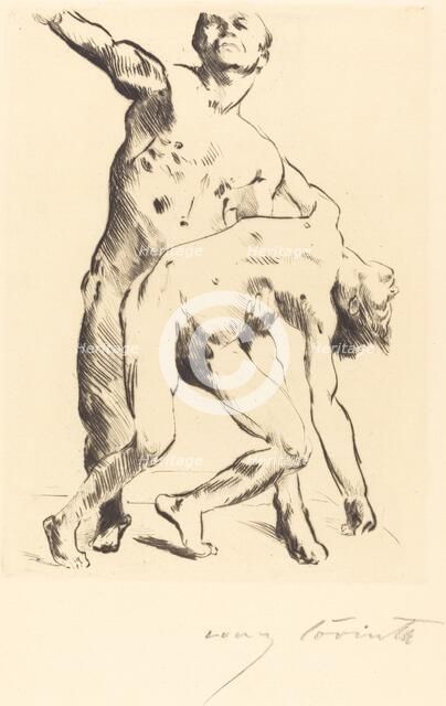 Odysseus und die Freier (Odysseus and the Suitor), 1914. Creator: Lovis Corinth.