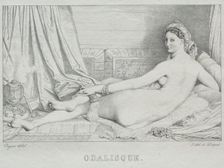 Odalisque, 1825. Creator: Jean-Auguste-Dominique Ingres (French, 1780-1867)