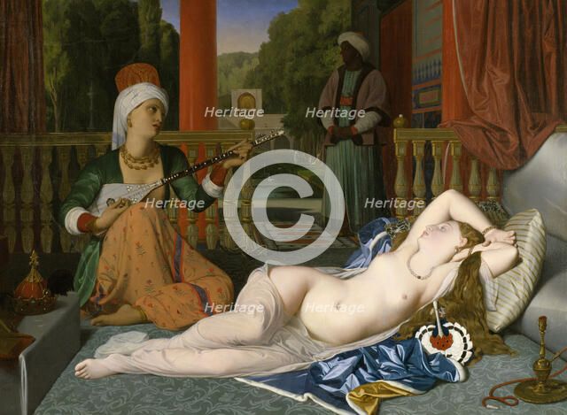 Odalisque, 1842. Creator: Jean-Auguste-Dominique Ingres.