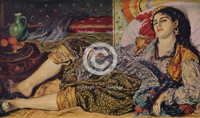 'Odalisque', 1870. Creator: Pierre-Auguste Renoir.