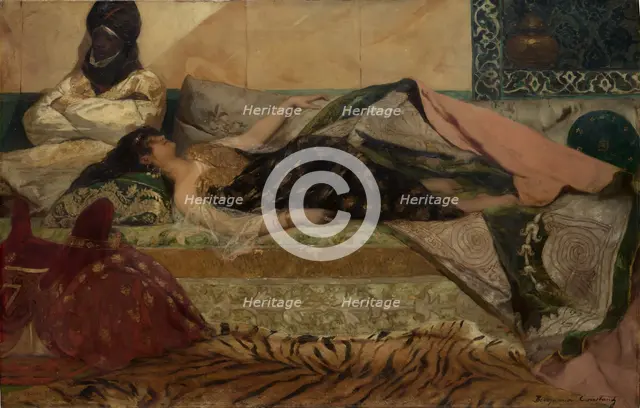Odalisque. Creator: Jean Joseph Benjamin Constant.