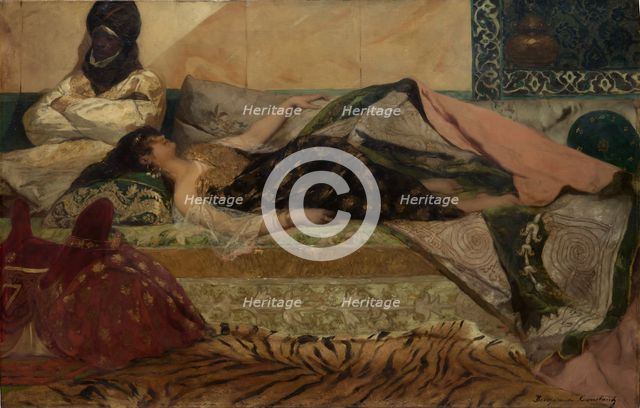 Odalisque. Creator: Jean Joseph Benjamin Constant.