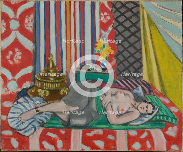 Odalisque with Grey Trousers, 1926-1927. Creator: Matisse, Henri (1869-1954).