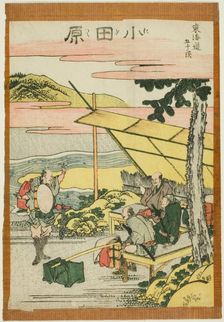Odawara, from the series "Fifty-three Stations of the Tokaido (Tokaido gojusan tsugi)", Japan, c1806 Creator: Hokusai