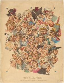 Odd-Characters, published 1801. Creator: Thomas Rowlandson