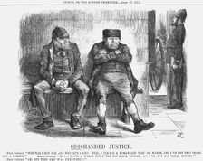 Odd-Handed Justice 1872. Creator: Joseph Swain