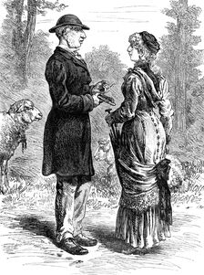 Odd Sketches at the Zoological Gardens: Wool-Gatherers, 1881. Creator: Unknown