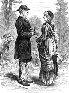 Odd Sketches at the Zoological Gardens: Wool-Gatherers, 1881. Creator: Unknown