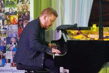 Oddgeir Berg, Watermill Jazz Club, Dorking, Surrey, 3 Sept 2019. Creator: Brian O'Connor