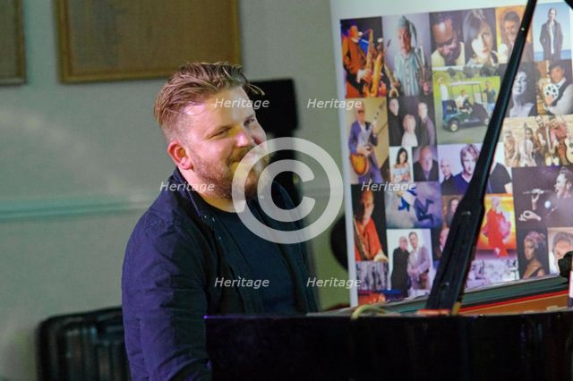 Oddgeir Berg, Watermill Jazz Club, Dorking, Surrey, 3 Sept 2019. Creator: Brian O'Connor.