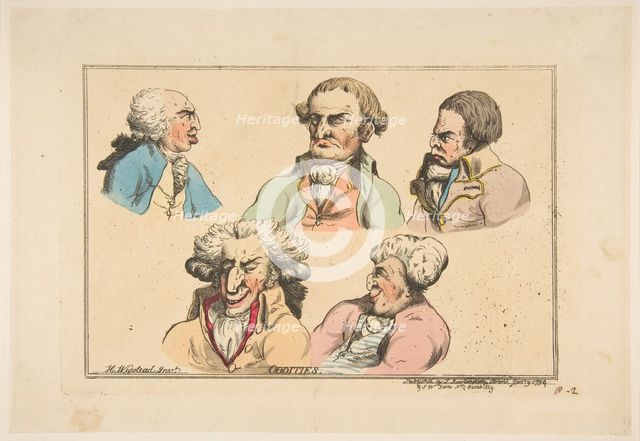 Oddities, January 1794. Creator: Thomas Rowlandson.