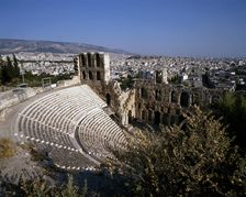Odeon of Herodes Atticus, Athens, Greece, 2018. Creator: Ethel Davies