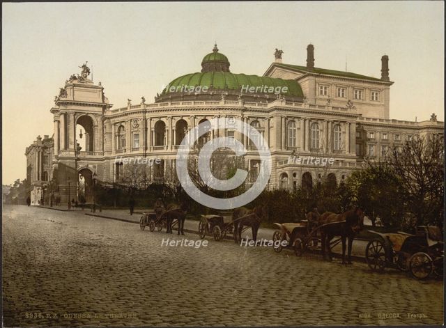 Odessa Opera and Ballet Theater, 1890-1900.
