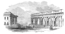 Odessa - Colonnade of the New Exchange, 1854. Creator: Unknown