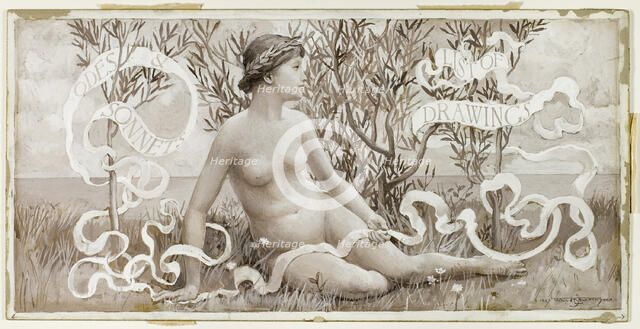 Odes and Sonnets List of Drawings, 1887. Creator: Will H. Low.