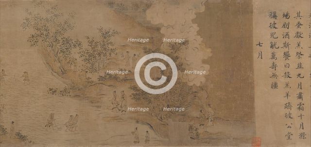 Odes of the State of Bin , mid-12th century. Creator: Ma Hezhi.
