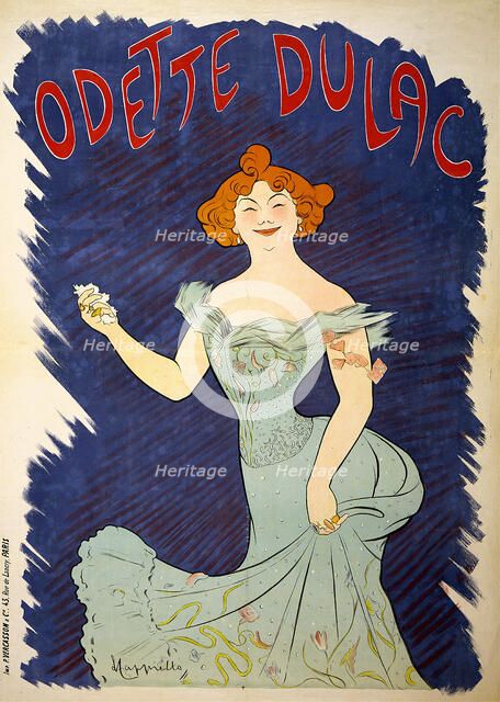 Odette Dulac, 1903. Creator: Cappiello, Leonetto (1875-1942).