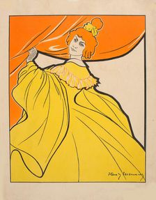 Odette Dulac, c. 1900. Creator: Meunier, Henri Georges (1873-1922)